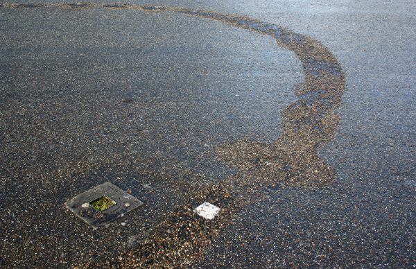 Spoor op het pad